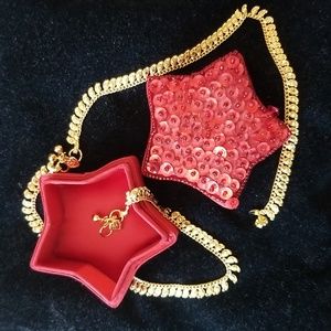 Gold Plated Bracelet Necklace Combine Marked PR